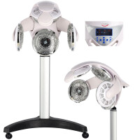 Infraröd frisörklimazon Tessa svart för att påskynda stärkande vårdbehandlingar för hår och för att återuppbygga färgbehandlingar och permanent...