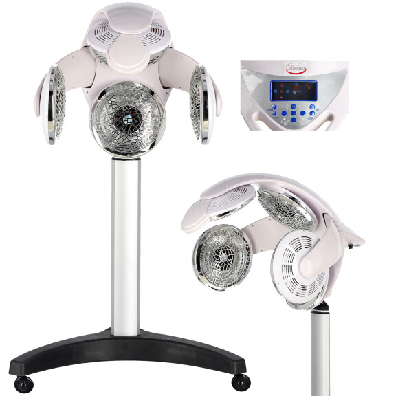 Infraröd frisörklimazon Tessa svart för att påskynda stärkande vårdbehandlingar för hår och för att återuppbygga färgbehandlingar och permanent...