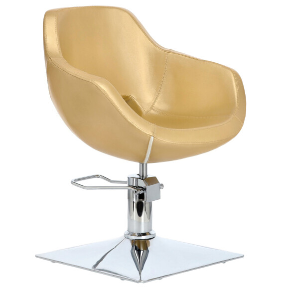 Hydrauliskt roterande frisörstol Laura för frisörsalongen frisörstol