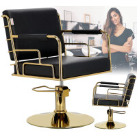 Hydraulisk frisörstol med svängbar frisörstol för frisörsalong Zion