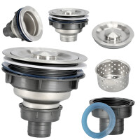 Avloppssifon, sil, tvättställ, frisörsalong, armatur