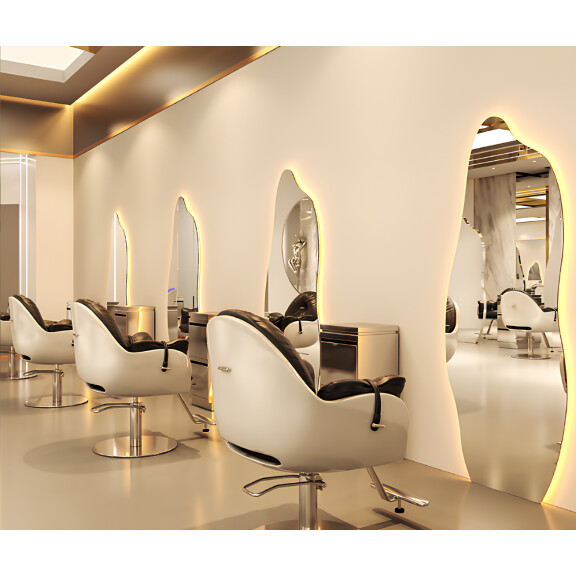 Konsol konsol frisör spegel ram aluminium LED 180x70 PRO