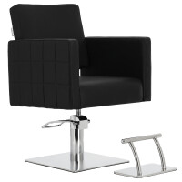 Stol frisör Tom Black hydrauliskt roterande fotstöd för frisörsalong frisörstol