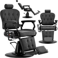 Stol frisör barber hydraulisk för frisörsalong barber shop Dimitris Barberking