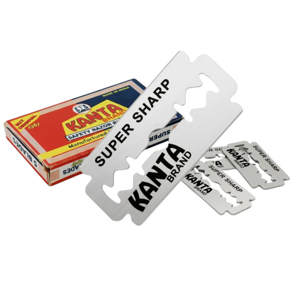 Kanta Blades platina kaksipuoliset partaterät terävät partakoneeseen 5 kpl