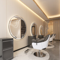 Kampaamokonsoli peili LED 110x110