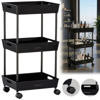 Kampaaja-apulainen väriaineiden kuljetuspöytä pyörillä G30-ST001A kauneussalonkiin laatikollinen kaappi