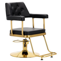 Hydraulinen kääntyvä kampaamotuoli kampaamolle jalkatuki kampaamotuoli