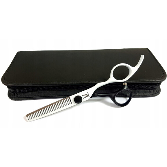Ming Shear Ohennussakset oikeakätiset 5,5 offset kampaamo + kotelo hiustenleikkuuseen salonkiin linja Superior