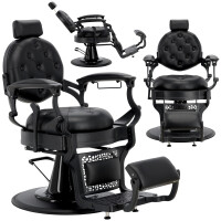 Logan Black Barberking hydraulinen parturintuoli parturiliikkeeseen