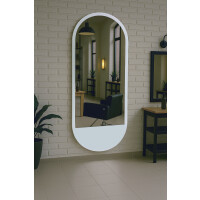 Kampaamokonsoli parturikonsoli kampaamopeili LED 200x80 PRO akryyli