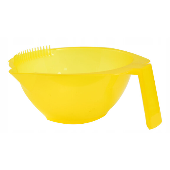 Kampaamokulho kampa kahva värjäämiseen sekoittamiseen keltainen C-35