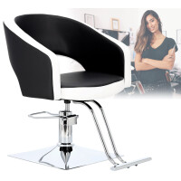 Greta hydraulinen kampaamotuoli pyörivä kampaamoon kromattu jalkatuki kampaamotuoli