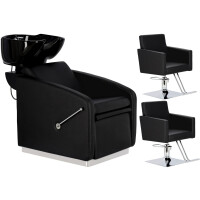 Parturi-kampaamon pesupöytäsarja Parturi-kampaamon tuoli Armatura