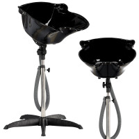 Kannettava kampaamon pesuallas jalustalla säädettävä iso