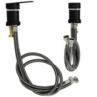 Kampaamon pesualtaan hana standardi musta E03-WP047-B