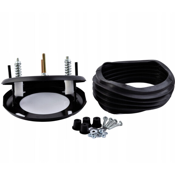 Suuri säätövarren nivel, jossa on suojus kampaamoita varten