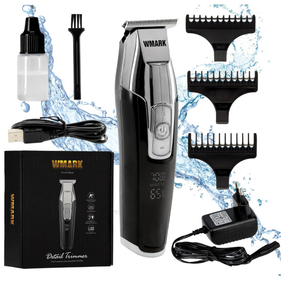 WMARK hiustenleikkuukone HC011 sähköinen hiustenleikkuukone hiusten ja parran leikkaamiseen