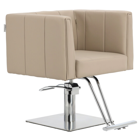 Dante hydraulinen kampaamotuoli pyörivä kampaamoon kromattu jalkatuki kampaamotuoli