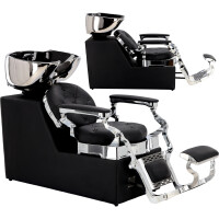 Myjä pesula kampaamo parturi-kampaamo Bari kampaamoon parturi liikkuva keramiikka-allas hanat hana suihku