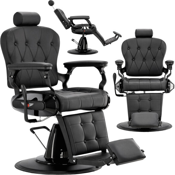 Hydraulinen parturintuoli kampaamoon parturiliikkeeseen Diodor Barberking 24H:ssa