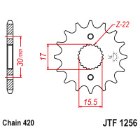 Zębatka przód 15Z JTF1256.15 Honda CR 80 85 CRF 70