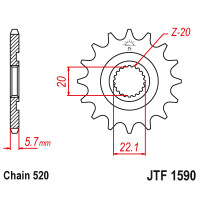 Zębatka przód 13Z JTF1590.13SC Gas-Gas EC 250 300 Yamaha WR 250 YZ 125