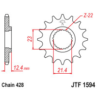 Zębatka przód 15Z JTF1594.15 Yamaha XG 250 05-06 YBR 250 07-13