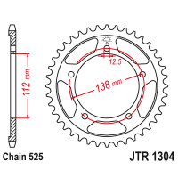 Zębatka tylna 43Z JTR1304.43 Honda CB 600 CBF 600 CBR 600 900