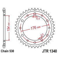 Zębatka tylna 43Z JTR1340.43 Honda VFR 750 90-97 VFR 800 98-14