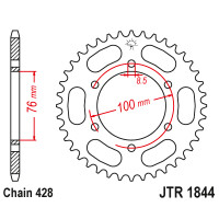 Zębatka tylna 40Z JTR1844.40