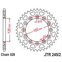 Zębatka tylna 47Z JTR245/2.47 Honda XR 200 Yamaha WR 250 450