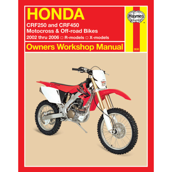 Instrukcja serwisowa Honda CRF 250 04-06 CRF 450 02-06
