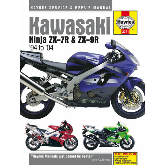 Instrukcja serwisowa Kawasaki ZX-7R ZX-9R Ninja 94-04