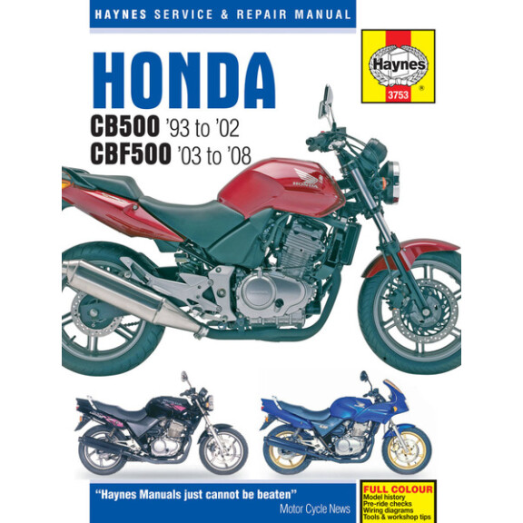Instrukcja serwisowa Honda CB 500 92-02 CBF 500 03-08