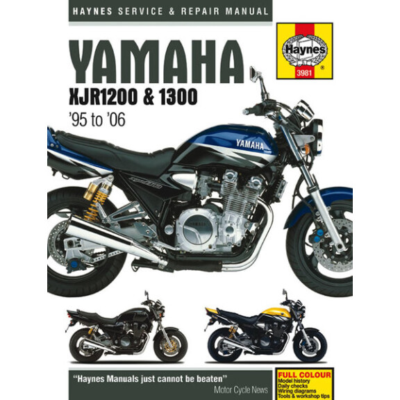 Instrukcja serwisowa Yamaha XJR 1200 1300 95-06