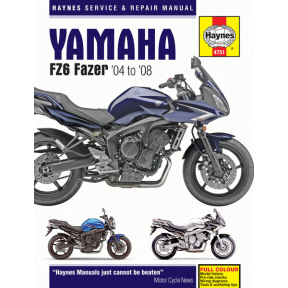 Instrukcja serwisowa Yamaha FZ-6S FZ6-N 04-08