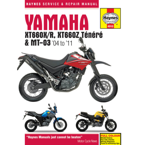 Instrukcja serwisowa Yamaha XT660 660 XT 660 Z Tenere MT-03 660