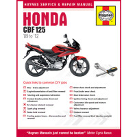 Instrukcja serwisowa Honda CBF 125 CB 125 09-17