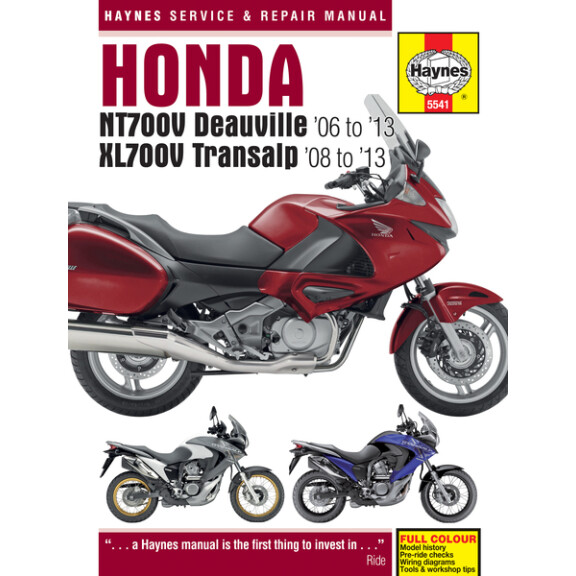 Instrukcja serwisowa Honda NT 700 Deauville XL 700 Transalp 06-13