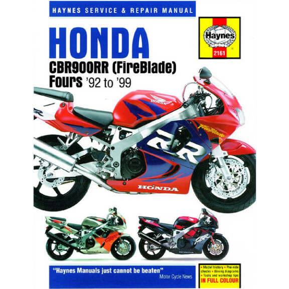 Instrukcja serwisowa Honda CBR 900RR 92-99