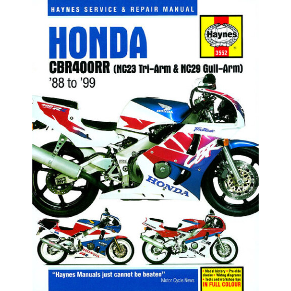 Instrukcja serwisowa Honda CBR 400 RR 88-99