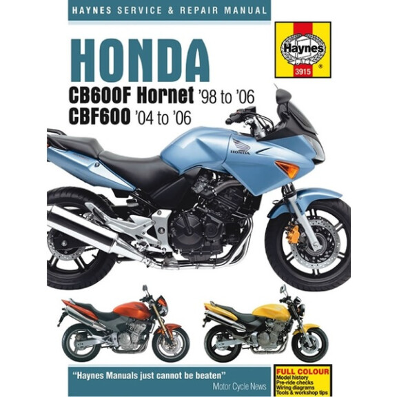 Instrukcja serwisowa Honda CB 600 F Hornet CBF 600