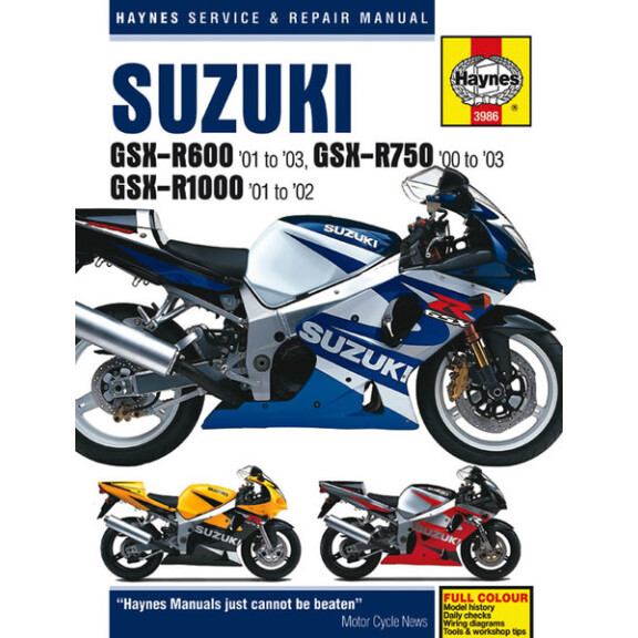 Instrukcja serwisowa Suzuki GSX-R 600 750 1000 1100