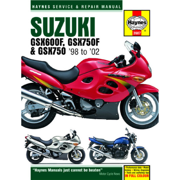 Instrukcja serwisowa Suzuki GSX 600 750 F 98-02
