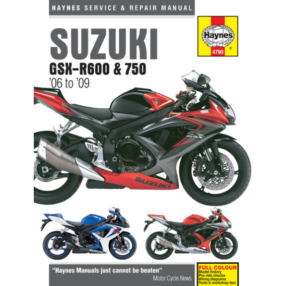Instrukcja serwisowa Suzuki GSX-R 600 750 06-09