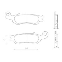 Klocki hamulcowe przód FT6105 Yamaha YZ 125 250 450