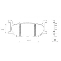 Klocki hamulcowe przód FT4057 Yamaha XJ 600 XV 1600 XVS 650 950