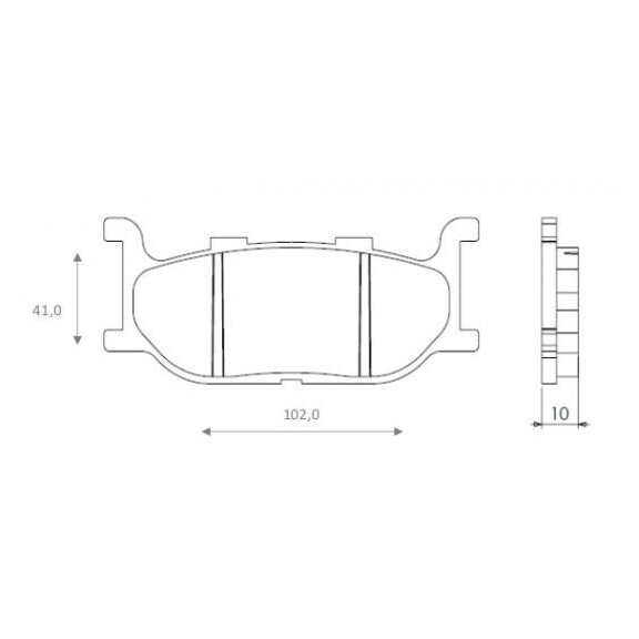 Klocki hamulcowe przód FT4057 Yamaha XJ 600 XV 1600 XVS 650 950