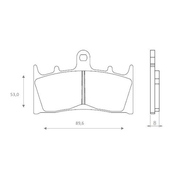 Klocki hamulcowe przód FT4060 Kawasaki ZX6R Suzuki GSX 1300 GSXR 1000